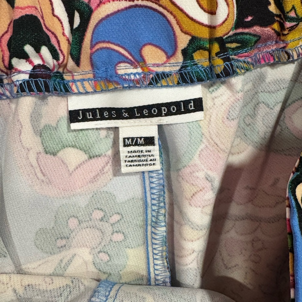 Jules & Leopold Multicolor Abstract Pants B4